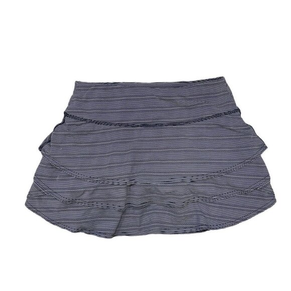 (Sold)Athleta Swagger Skirt Tennis skort NAVY Striped Size Small - Picture 1 of 7